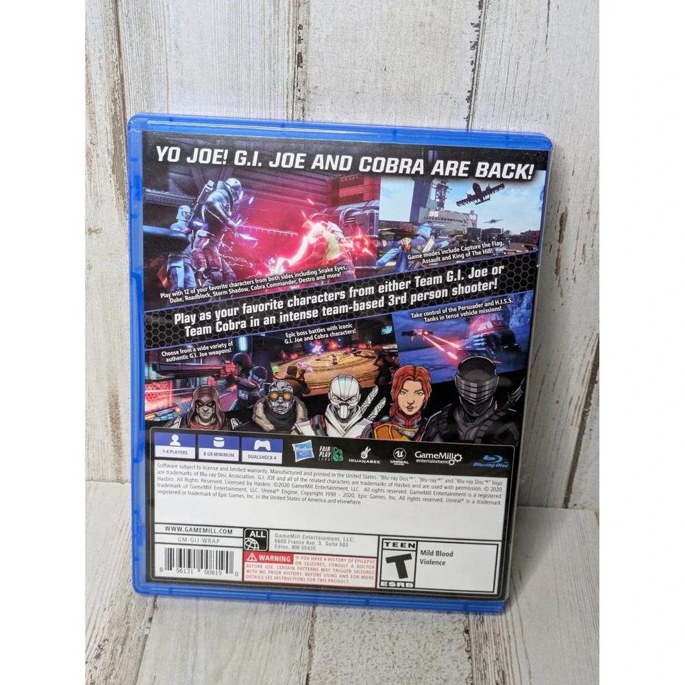 PS4 GI JOE Game Operation Blackout - Sony PlayStation 4 PS4 Game